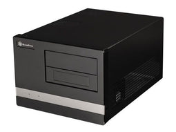 Silverstone SG02B-F - Mini PC Behuizing - Micro-ATX - Zwart