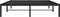 vidaXL - Bedframe - metaal - zwart - 140x190 - cm