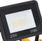 vidaXL Spotlight met handvat LED 2x20 W warmwit