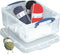 Really Useful Box opbergdoos - Opbergbox met deksel 18 liter - Transparant