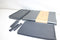 Curver Verto High - Prullenbak 54L - 2 vakken - Grijs Blauw - 44x27x69cm