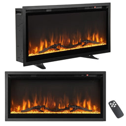 Coast Elektrische Open Haard - 36 Inch 750W/1500W - Touchscreen - Zwart