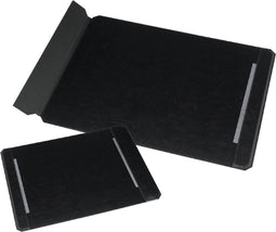 Rillstab Bureau onderlegger leer - Zwart - Antislip - Krasvrij - 60x40CM