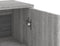 vidaXL - Dressoir - 60x31x84 - cm - bewerkt - hout - grijs - sonoma