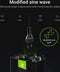 Green Cell Voltage Auto Omvormer - 12V naar 230V - 300W/600W - Gemodificeerde sinusgolf