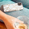 iMoshion Hoesje Geschikt voor Samsung Galaxy A12 Hoesje Siliconen - iMoshion Design hoesje - Wit / Meerkleurig / Goud / White Graphic