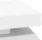 vidaXL - Salontafel - 360 - graden - draaibaar - 70x70x34,5 - cm - wit