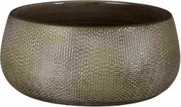 Mica Decorations Bloempot Porto - 27x27x13 cm - Terracotta - Bruin