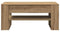 vidaXL - Salontafel - Artisan - Eiken - 102x55x45 - cm - Gemaakt - van - Hout