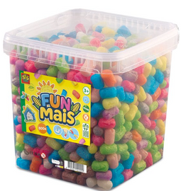 SES Funmais - Emmer 800 st - Creatieve maisvlokken - Multicolor (800 st)