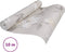 vidaXL - Vliesbehang - 3D - bloemenpatroon - 10x0,53 - m - grijs