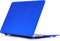 Lunso Geschikt voor MacBook Air 13 inch (2010-2017) cover hoes - case - Mat Donkerblauw