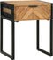 vidaXL - Nachtkastje - 40x35x50 - cm - Massief - Acaciahout