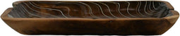 Dienblad - 47x22x8 - Naturel/bruin - Teak/expoxy