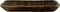 Dienblad - 47x22x8 - Naturel/bruin - Teak/expoxy