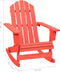 vidaXL - Schommelstoel - Adirondack - massief - vurenhout - rood