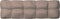 vidaXL - Palletkussens - 3 - st - stof - taupe