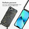 iMoshion Hoesje Geschikt voor iPhone 13 Hoesje Met Koord - iMoshion Design Hoesje met Koord - Zwart / Black Marble