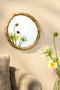 Mica Decorations Nick - Wandspiegel - Compact formaat - Donkerbruin - L36 x B2 x H38 cm