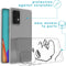 iMoshion Hoesje Geschikt voor Samsung Galaxy A52 (4G) / A52s / A52 (5G) Hoesje Siliconen - iMoshion Design hoesje - Transparant / Zwart / Line Art Woman Black
