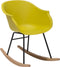 Beliani HARMONY - Schommelstoel - Geel - Kunststof