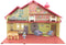 BLUEY - Speelhuis met 4 kamers en accessoires - Inclusief Bluey figuur