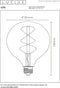 Lucide DANZA - Hanglamp - Ø 50 cm - 3xE27 - Dimbaar - Mat Goud / Messing