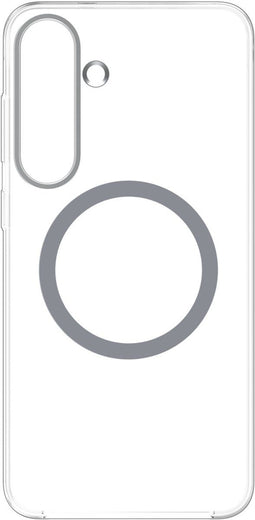 Samsung Galaxy S25+ - Clear Magnet Case - Magnetische ring voor draadloos opladen - Transparant