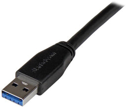 Startech USB3SAB10M - USB 3.0 A Male naar USB 3.0 B Male - 10 m - Zwart