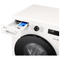 LG W4X1085NWB - Wasdroog-combinatie - 8 kg wassen 5 kg drogen 1400 toeren - Smart bediening