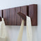 Urban State Piano - Wandkapstok - 8 haken - Donker hout - Walnoot finish