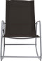 vidaXL - Tuinschommelstoel - 95x54x85 - cm - textileen - taupe