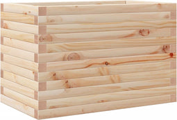 vidaXL - Plantenbak - 70x40x46 - cm - massief - grenenhout