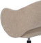 Design bureaustoel - Beige - Stof - Comfortabele zitpositie - volwassenen