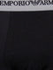 Emporio Armani Boxers Essential Core - heren boxers normale lengte - aansluitende pasvorm - zwart en grijs (2-pack)