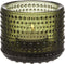 Iittala Kastehelmi Theelichthouder / Kaarshouder / Waxinelichthouder Glas - Sfeerlicht - Mosgroen - 64mm - 1 Stuk