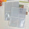 40Pcs Binder Pockets Photo Album Binder, A5 6-Holes Photo Album Binder Refill Inner for Card Storage