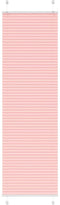 vidaXL - Plissé - rolgordijn - 60x200 - cm - stofbreedte - 59,4 - cm - polyester - roze