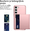 imoshion Hoesje Geschikt voor Samsung Galaxy S23 Hoesje - Ruimte voor 2 pasjes - imoshion Backcover met pasjeshouder - Rosé Goud