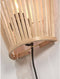 GOOD&MOJO Wandlamp Merapi - Bamboe - 30x15x30cm - Binnen Modern