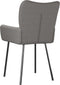 vidaXL - Eetkamerstoelen - 2 - st - stof - lichtgrijs