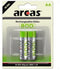 Arcas 177 08206 - Oplaadbare NiMH AA/HR6 800mAh Batterijen - Milieuvriendelijk (2 stuks)