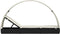 vidaXL - Ligbed - met - rond - dak - 211x57x140 - cm - poly - rattan - zwart