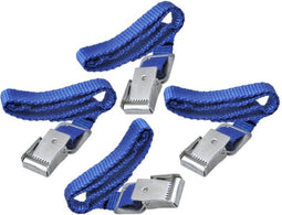 Pro Plus Fietsriempjes met Metalen Gesp - Fietsendrager - 4 stuks