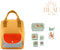 Sticky lemon rugzak + A little lovely company back to school set Bosvriendjes