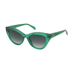 Tous STOB86-540T52 - Zonnebril Dames - UV400 - Groen Grijs - ø 54 mm