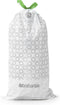 Brabantia PerfectFit - Vuilniszakken - 30 l - Code G - Scheurvast met trekbandsluiting - Wit (6 rollen x 20 stuks)