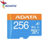 ADATA Premier - microSDXC UHS-I Class 10 V10 A1 256GB - Leessnelheid tot 100 MB/s - Schrijfsnelheid tot 25 MB/s