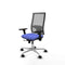 Piqueras y Crespo 3D086N0 - Bureaustoel - Verstelbare hoogte met armleuning - Licht Blauw