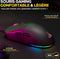 Bedrade gamingmuis - The G-Lab - KULT-COBALT - RGB - 12800 DPI - Zwart